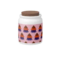 Multicolored Christmas Tree - Candy Jar