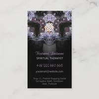 Fractal Tribal Lace w/ Logo Business Card