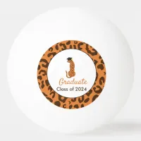 Graduation Leopard Ping Pong Ball