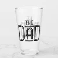 Cool The Dad with Black Text Glass