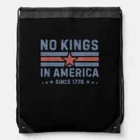 No Kings In America Since 1776 Vintage Drawstring Bag