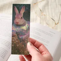 Surreal Rabbit in a Sweater Running Bookmarks