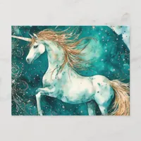 Magical Unicorn Postcard