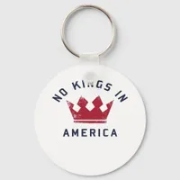 No Kings In America Anti Fascism USA Classic Keychain