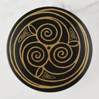 Triple Celtic Knot Swirl Mandala Trinket Tray