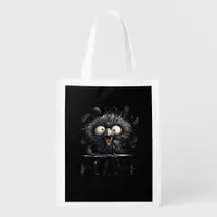 F-Caw-F Bird Funny Trendy Unique Grocery Bag