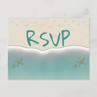 Beach Sandy Shore Starfish RSVP Postcards