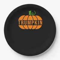 Trumpkin Pumpkin Paper Plates