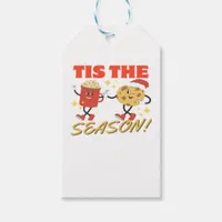 Tis The Season Christmas Retro Characters Gift Tags