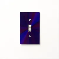 Circular Gradient Patchwork Blue to Purple Light Switch Cover