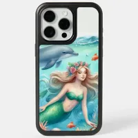 Tropical Ocean undersea Mermaid Dolphin  iPhone 15 Pro Max Case