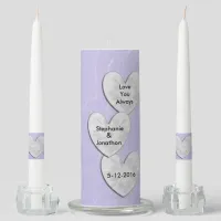 Lavender Unity Candle for Wedding