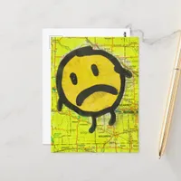 Thoughts on Nebraska Collage Postcard