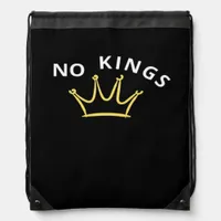 No Kings Classic Retro Cool Drawstring Bag