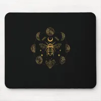 Cottagecore Bee Mystical Magical Goblincore Moon P Mouse Pad