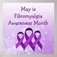 May is Fibromyalgia Awareness Month Poster