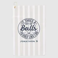 Funny Personalized Golf Towel