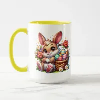 Personalized Cute Happy Easter Mom Mug