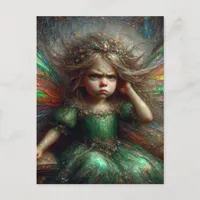 The Cute Annoyed Little Fairy Postcard