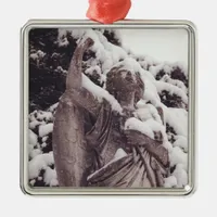 Winter Angel Metal Ornament