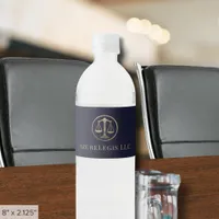 Custom Water Bottle Labels for Law Office