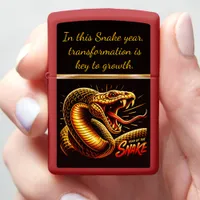 Celebrating the vibrant year of the snake in 2025 zippo lighter