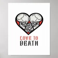 Aesthetic Valentines Till Death Do Us Part Poster