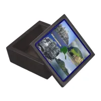 Rock Landscapes of Alaska Collage Jewelry Box