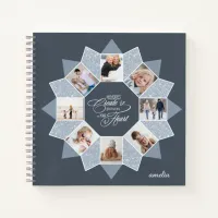 Memories Photo Collage Earth Tones ID1016 Notebook