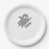 Little Boo Aesthetic Simple Paper Plates