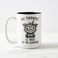 Two-Tone Mug Mood Gremlin Quote Gift