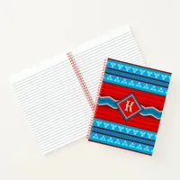Southwest River Canyon Red Turquoise Personalized Notebook