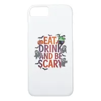 Eat Drink And Be Scary Halloween Party Spooky Desi iPhone 8/7 Case