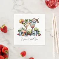 Cocktail Party Personalized Napkins