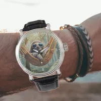 Funny sloth with sunglasses in a hammock watch