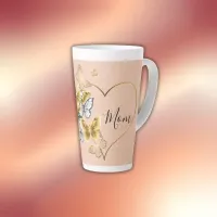 Mother's Day Heart Butterflies | Latte Mug