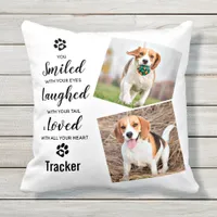 Pet Loss Remembrance Gift Keepsake Dog Memorial Th Throw Pillow