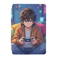 Anime Boy playing Video Game  iPad Mini Cover