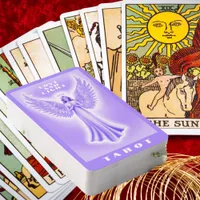 Love And Light Healing Angel Purple Tarot Cards