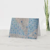 Vintage Quilt Fabric Card