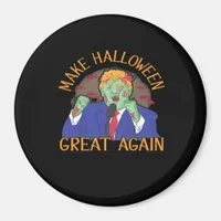 Halloween  Trumpkin Tri-Blend Magnet