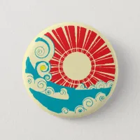 Japanese vintage design Japan style Button