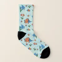 Cute Cartoon Fish Socks