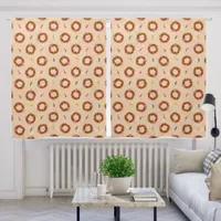 Southwest Chile Ristra Wreaths All Over 50x63 Inch Blackout Curtains