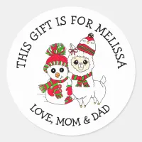 A Gift For Personalized Gift Tags