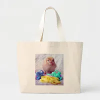 Baby Chick, Perfect For Baby Shower Large Tote Bag