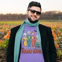 Funny Halloween Golden Ghouls  Tri-Blend Shirt