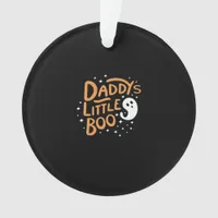 Daddy’s Little Boo, Happy Halloween Ornament