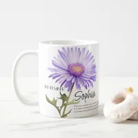  Birth Month September Flower Personalized Coffee Mug