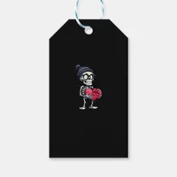 Funny Skeleton Men Women Skeleton Heart Valentines Gift Tags